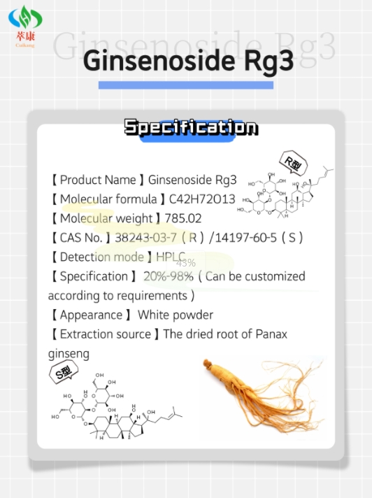 Shaanxi Cuikang is at the forefront in researching and developing ginsenosides